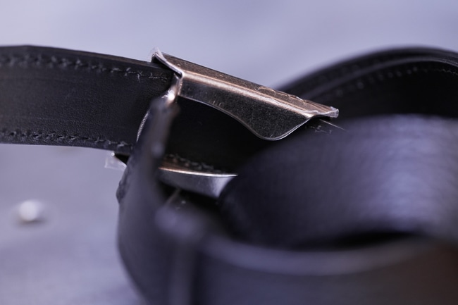 SCYE [ サイ ] SP SHRINK LEATHER BOX BUCKLE BELT