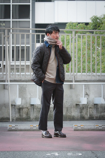 LAVENHAM -LOFTMAN別注 Collarless Jacket-