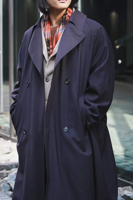 The CLASIK [Trench Coat -“DORMEUIL” Tonik Wool-]