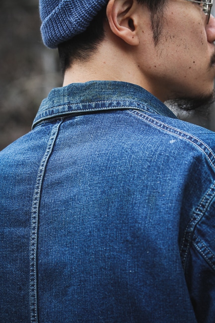 A.PRESSE [Denim Coverall Jacket]