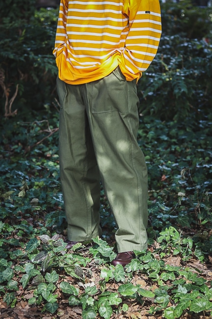 blurhms ROOTSTOCK [Cotton Satin Baker Pants]