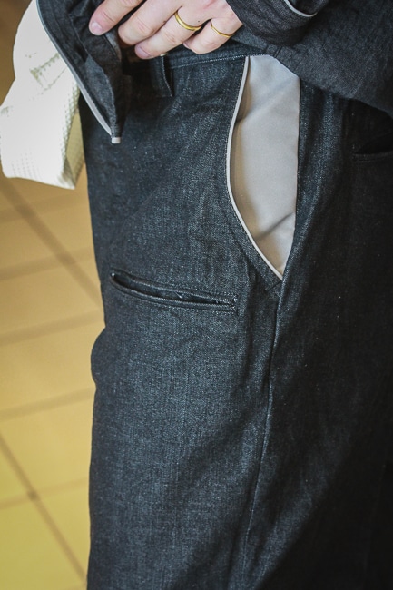 SASSAFRAS [Gardening At Night Half -5.5oz Denim-]