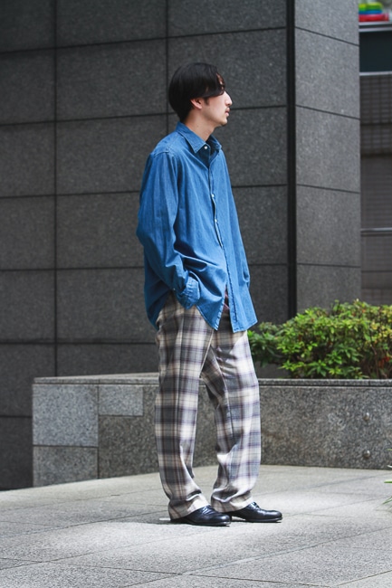 A.PRESSE [Washed Denim Shirt]