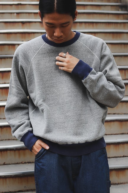 A.PRESSE [Vintage Sweatshirt -Gray-]