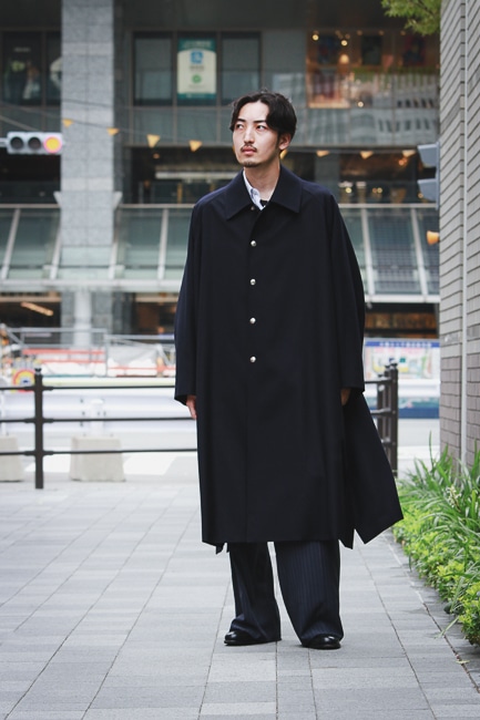 THE23aw The CLASIK BAL COLLAR PONCHOコート