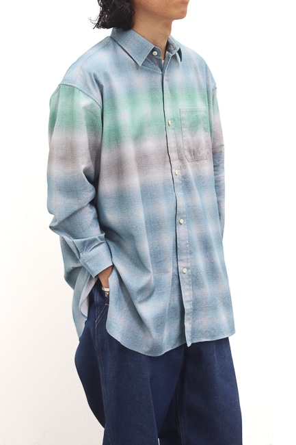 REVERBERATE [Long Shirt -Flannel-]