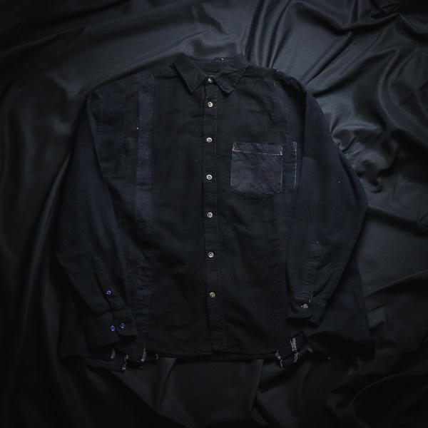 Rebuild by Needles [7 Cut Wide Shirt -Over Dye-]