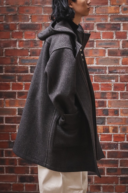 HERILL [Blacksheep Duffelcoat -Brown Herringbone-]