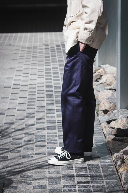 SCYE BASICS [San Joaquin Cotton Pleated Chinos]