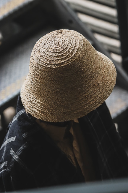 KIJIMA TAKAYUKI ラフィア手編みソフトハット KIJIMA TAKAYUKI 帽子 ハット RAFFIA BRAID CROCHET メンズ