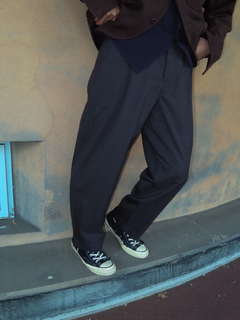 エヴァンキノリevan kinori◇USA製ワークコート◇スプリングコート EVAN KINORI(エヴァン キノリ) / Elastic Pant Organic Cotton