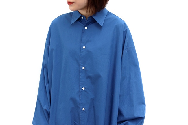 Graphpaper/グラフペーパー】Broad L/S Oversized Regular Collar Shirt/ ブロードロングスリーブオーバーサイズドレギュラーカラーシャツ