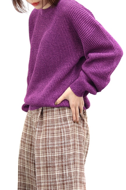 Cristaseya/クリスタセヤ】Washi Paper Sweater/ワシペーパーセーター