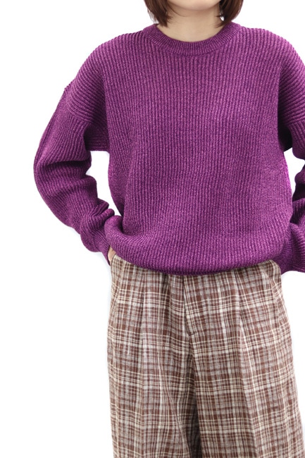 Cristaseya/クリスタセヤ】Washi Paper Sweater/ワシペーパーセーター