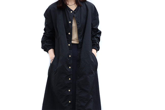 R&D.M.CO-/アールアンドディーエムコー】Garment Dye Trimming Coat ...