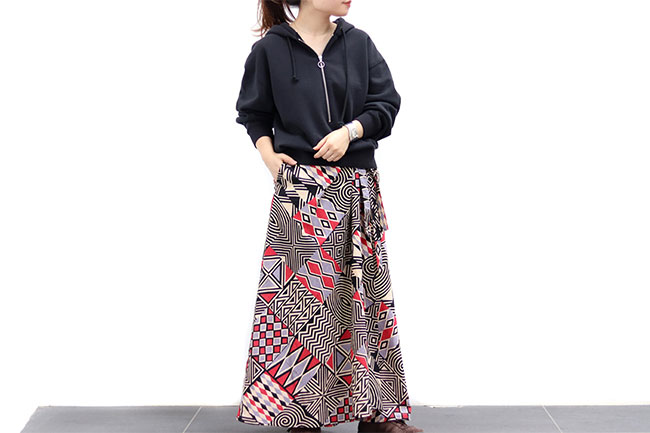 ENGINEERED GARMENTS/エンジニアド ガーメンツ】Wrap Skirt African