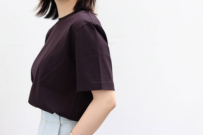 AURALEE/オーラリー】Organic Cotton High Gauge Jersey Tee