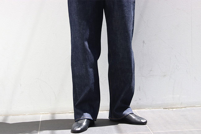 SCYE BASICS/サイベーシックス】Selvedge Denim Wide Leg Jeans