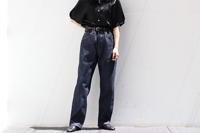 SCYE BASICS/サイベーシックス】Selvedge Denim Wide Leg Jeans