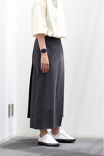 Graphpaper/グラフペーパー】Compact Ponte Wrap Skirt