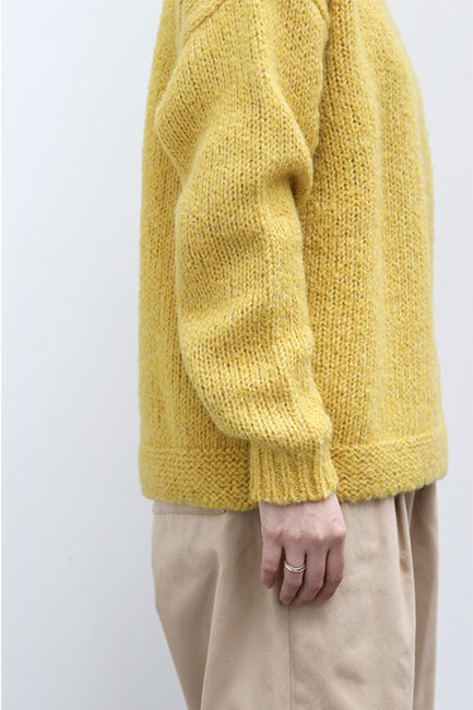 toogood THE PLASTERER JUMPER Lイエロー toogood/トゥーグッド】THE PLASTERER JUMPER -Alpaca Wool-