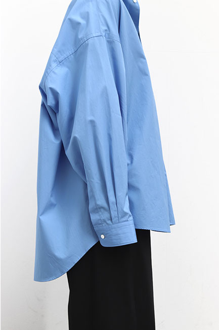 トップス Graphpaper High Count Broad L/S Shirts High Count Broad L/S Oversized Regular Collar Shirt / BLACK