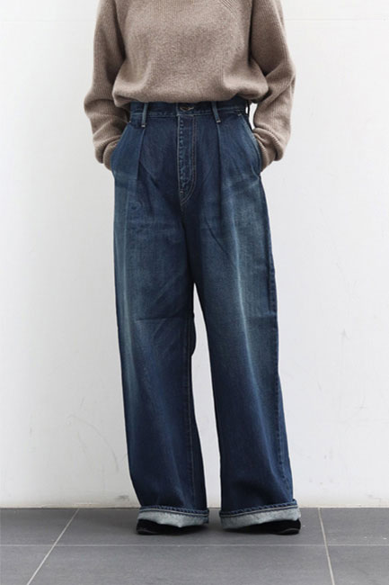 Graphpaper/グラフペーパー】Selvage Denim Cargo Pants/Selvage Denim