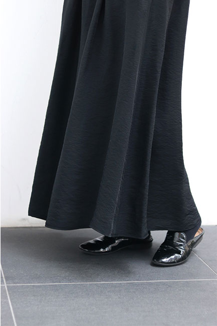 blurhms/ブラームス】Ny/R Gather Skirt/ナイロンレーヨンギャザースカート