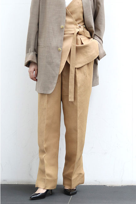 CINOH/チノ】Linen Gilet / Linen Pants