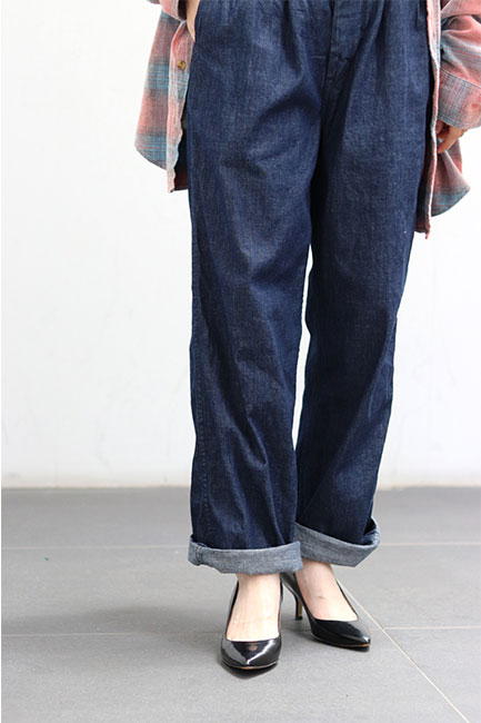 orSlow/オアスロウ】Two Tuck Denim Wide Trouser