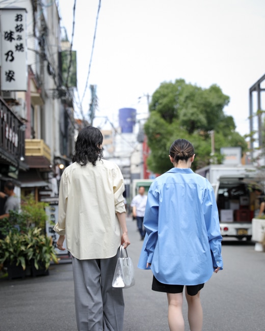 WASHED FINX オーラリー　Auralee TWILL SHIRT WASHED FINX TWILL SHIRT - AURALEE Official Website