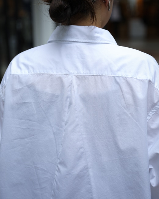 ENGINEERED GARMENTS Flared Shirt [White(100's 2Ply Broadcloth)]