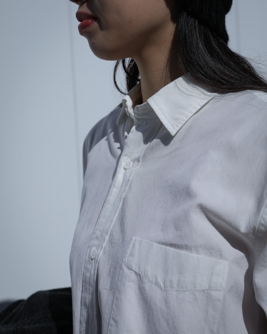 HERILL Giza Broad Regular Collar [White]