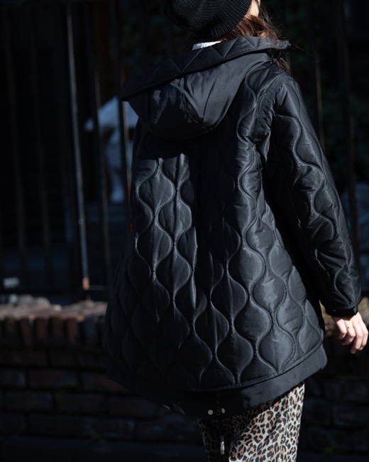 2-in-1【MACKAGE】おしゃれ☆MAIA キルティング パーカ コート ☆岡山☆3WAYで3シーズンOK!『MACKAGE(マッカージュ)』高機能