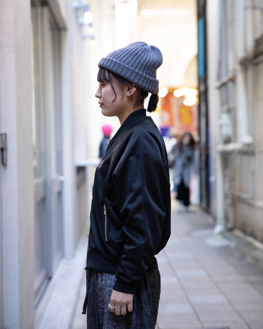 NEEDLES Dolman Sleeve Track Jacket - Poly Smooth [Black]
