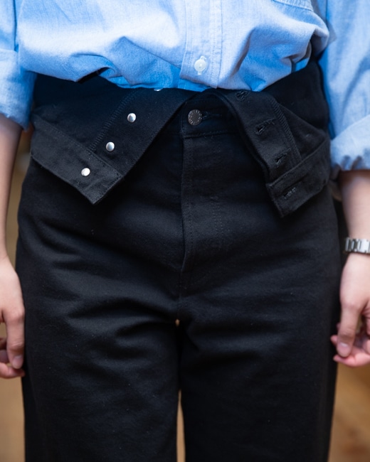 QUIITO Redenim W WAIST DENIM PT [Black]