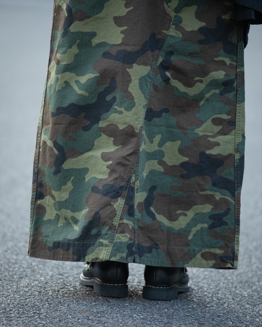 NEEDLES String Fatigue Skirt - Cotton Ripstop / Camo