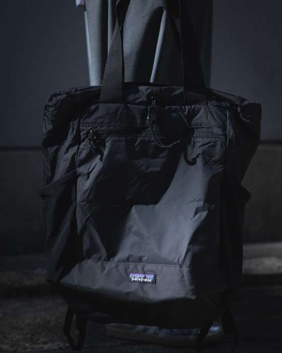 Patagonia LIGHTWEIGHT TRAVEL TOTE PACK 黒 Patagonia Lightweight Travel Tote Bag Backpack Black 22L