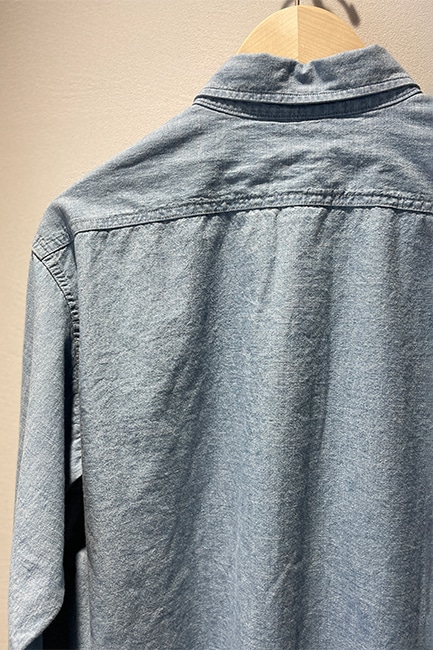 A.PRESSE/アプレッセ】Chambray Shirt (Rigid&Washed) A.PRESSE/アプレッセ】Chambray Shirt (Rigid&Washed)