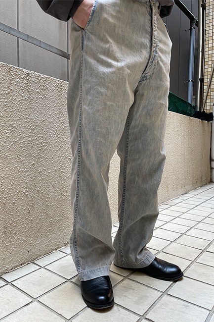 A.PRESSE/アプレッセ】Vintage Prisoner Denim Trousers