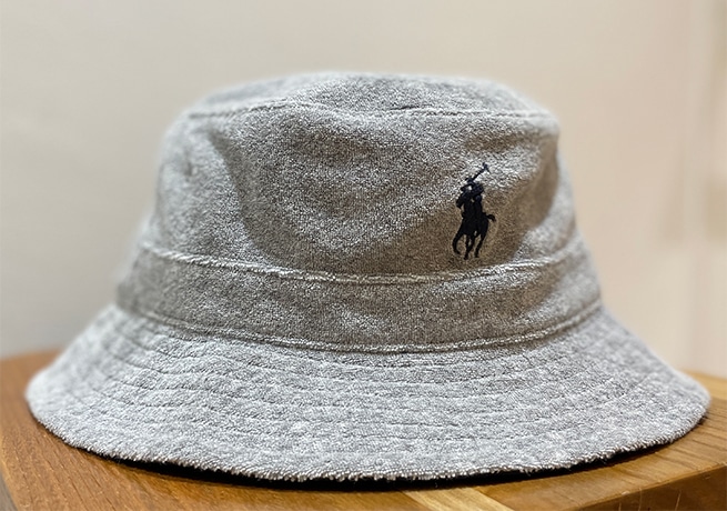 POLO RALPH LAUREN/ポロラルフローレン】Cotton Blend Terry Bucket Hat