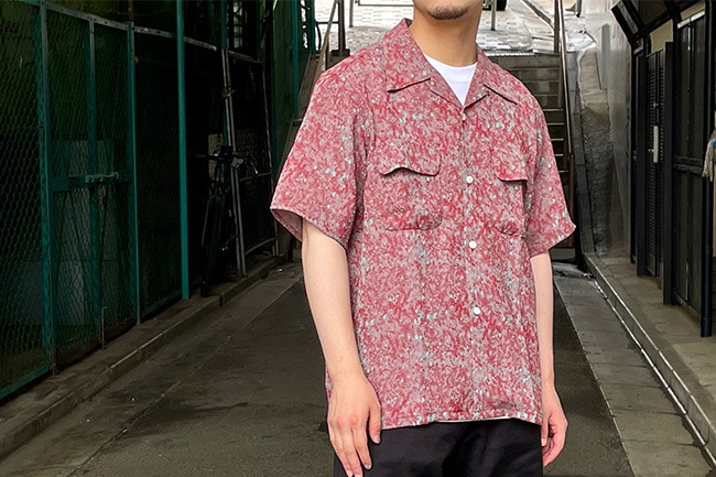 NEEDLES/ニードルズ】S/S Classic Shirt -Pe/R Abstract Jq.