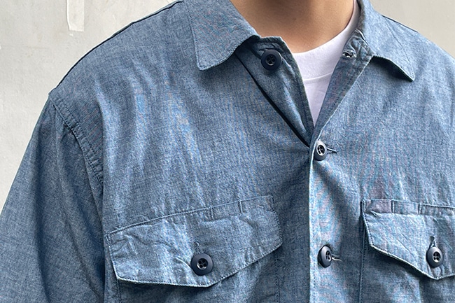 SASSAFRAS/ササフラス】Gardeners Half 5oz Chambray