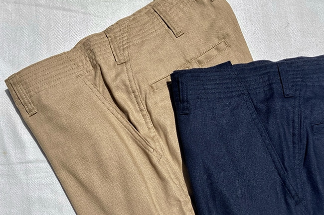 SASSAFRAS/ササフラス】Sprayer Stream Pants-Linen/Cotton Oxford SASSAFRAS/ササフラス】Sprayer Stream Pants-Linen/Cotton Oxford