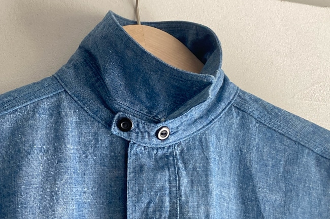 アプレッセ A.PRESSE Washed Chambray Shirt - シャツ