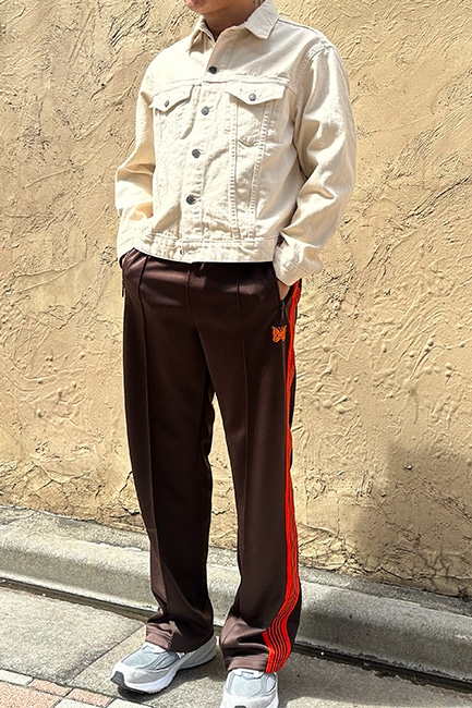 loftman別注　needles track pants brown