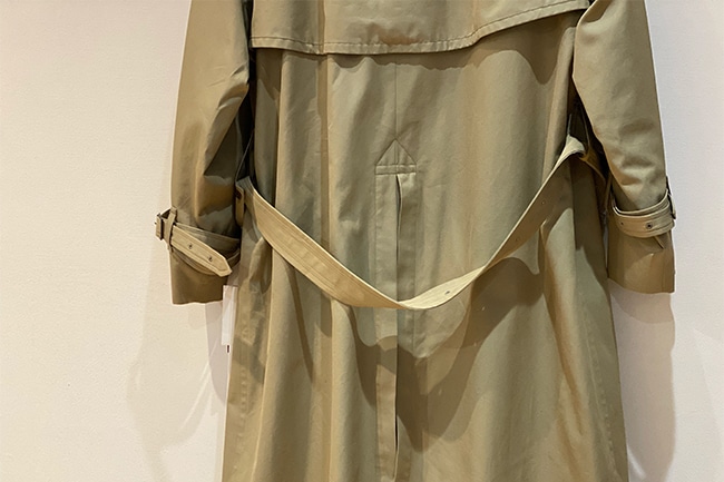 blurhms/ブラームス】Gabardine Double Belt Trench Coat