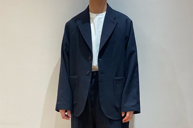 blurhms ROOTSTOCK/ブラームス ルーツストック】Washed Wool 2button Jacket & Washed Wool  Slacks