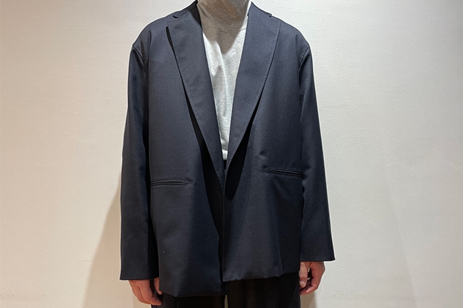 blurhms/ブラームス】Wool Mohair Cardigan Jacket & Super Wide Slacks