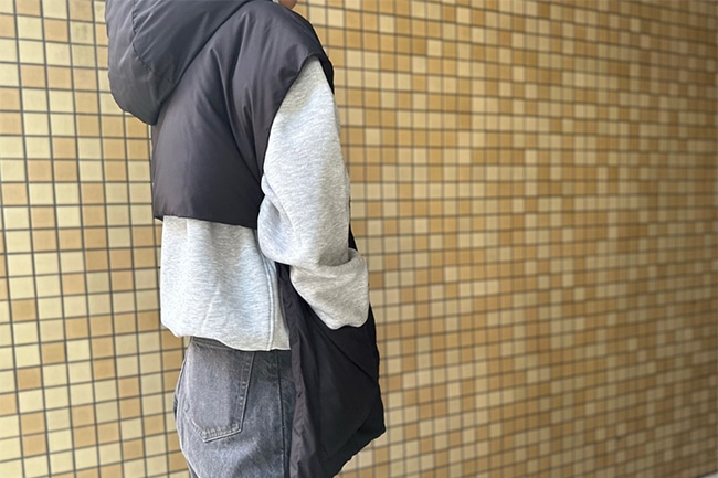 blurhms/ブラームス】Down Stole Jacket